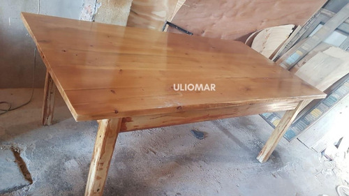 Mesa De Madera Nordica Escandinava Comedor Cocina Maciza