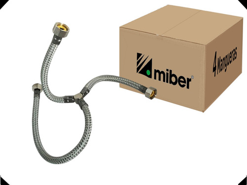 Manguera Tuerca Acero Fregadero Tipo Y Flexible 1/2 In 55cm