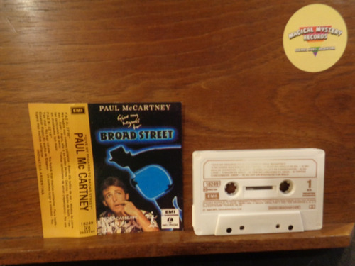 Paul Mccartney Broad Street Cassette Rock