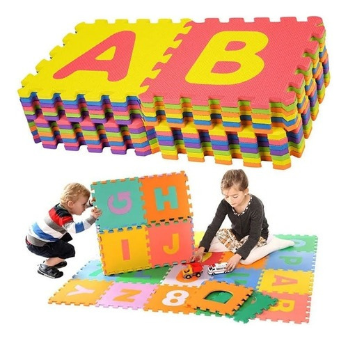 Pack X2 Alfombra Goma Eva Bebes Piso Goma Eva Alfombra Bebe