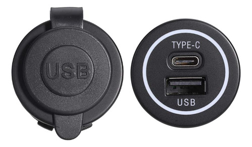 Damavo Ym1218 Usb C Usb A Cargador De Coche De Doble Puerto