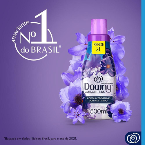 Amaciante Downy Concentrado Lírios Do Campo 500ml