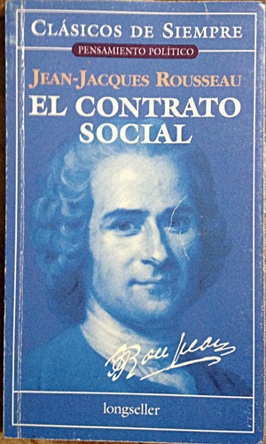 El Contrato Social Jeans-jacques Rousseau  Longseller