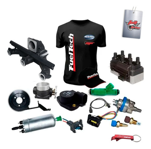 Kit Injeçao 6c Chevrolet Brasil C10 4.3 Sem Modulo 12x S/j