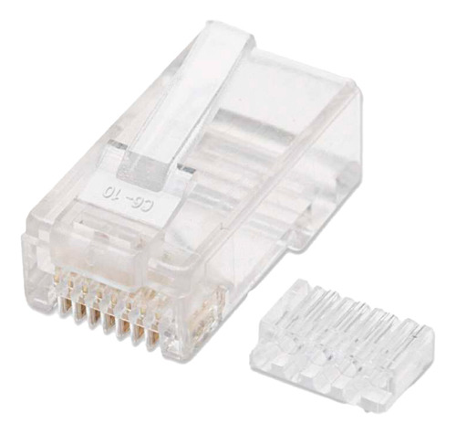 Plug Rj45 Cat 6 Utp Intellinet Solido Con 100 Pzas