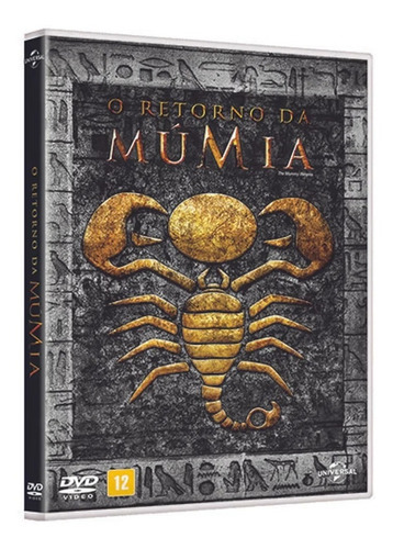 Dvd O Retorno Da Múmia - Brendan Fraser - Lacrado Original