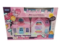 Comprar Casa Para Muñecas Con Muebles, En Caja Medida: 37x25cm