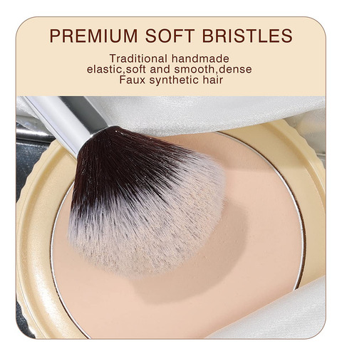 Set De Brochas De Maquillaje, Solve 32 Piezas Brochas De ...