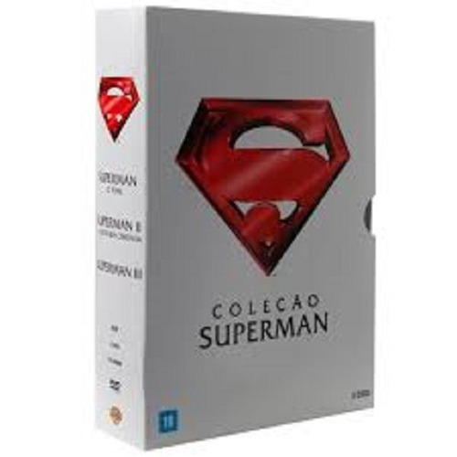 Imagem 1 de 1 de Coleção Superman - Dvd - 3 Filmes - Novo E Lacrado