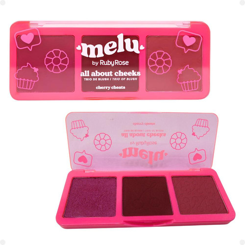 Melu Ruby Rose Trio De Blush All About Cheeks Cherry Cheats