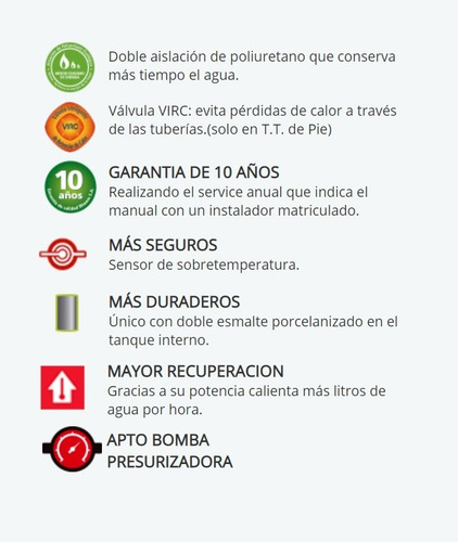 Termotanque A Gas Natural De Pie Rheem Tgnp150rh 150 Litros