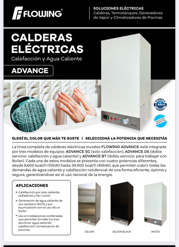 Caldera Electrica Flowing Advance Sc-30 (Usado)