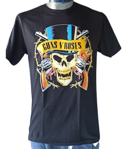 Playera Guns N Roses Unisex Talla Mediana  010813022023