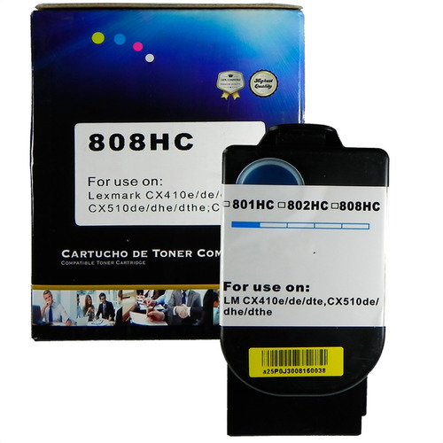 Toner Compatível 808hc 80c8hc0 Cx410 Cx510 - Pronta Entrega