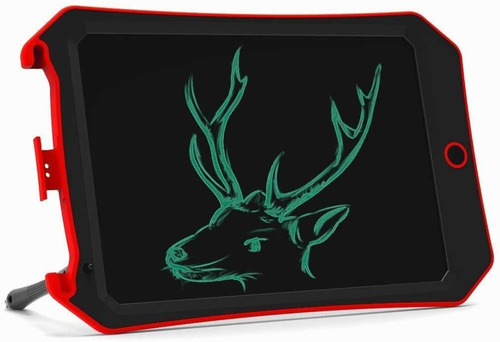 Imagen 1 de 6 de Pizarra Magica De Dibujo Para Niños Lcd Spring 10 Rojo/ne