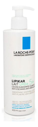 Leche para cuerpo La Roche-Posay Lipikar Lait Urea 5+ en dosificador 400mL