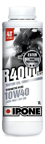 Aceite Semisintético Moto Ipone R4000 Rs 4t 10w40 Ipone