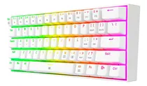 Comprar Teclado Gamer Redragon Dragonborn White K630 rgb Red Switch Teclado Blanco Idioma Inglés US