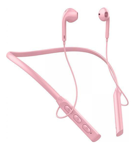 2 Auriculares Bluetooth Con Banda Para El Cuello En Rosado