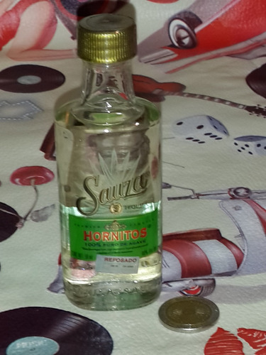 Botellita Miniatura Sauza Tequila Hornitos 50 Cc Mexico