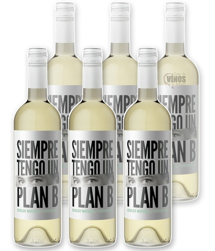 Vino Plan B Dulce Natural Torrontes 750ml Caja X6