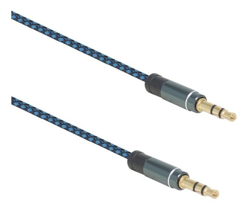 Cable Auxiliar 3.5mm Reforzado De 1 Metro Colores