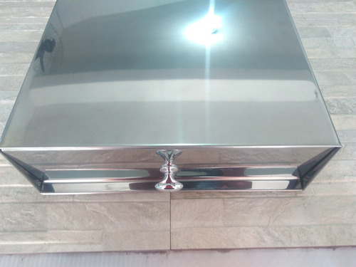 Caixa De Correio Em Aço Inox Acabamento Para Muro