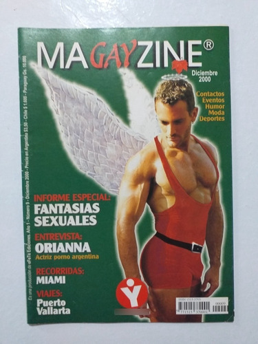 Revista Magayzine # 9 Diciembre 2000. Lgbt Gay.