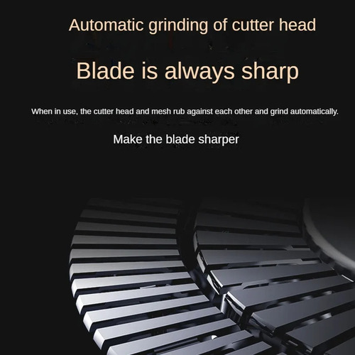 Barbeador Elétrico Portátil Com 2 Cabeças Flutuantes