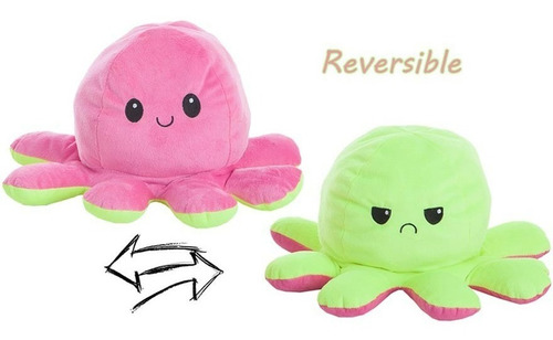 Pulpo Pulpito Peluche Reversible Muñeco De Felpa Juguete