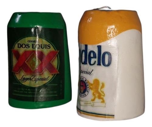 Vela Pastel .:: Lata Bote Cerveza Dos X Modelo V1 ::. C/2