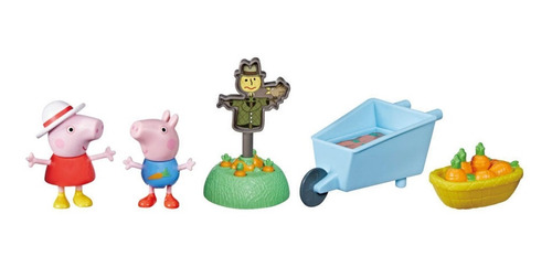 El Huerto De Peppa Pig Y George Hasbro Juguete Huerta Febo