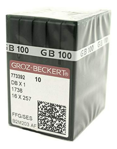 Agujas Para Máquina De Co 100 Groz Beckert Ball-point (ffg-s