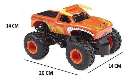 Imagen 2 de 8 de Monster Jam Auto Rc Monster Toro Loco 1.24 - Playking