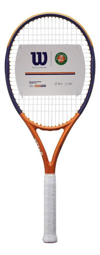 Raqueta De Tenis Wilson Roland Garros Equipe Hp, Tamaño De Grip 4 1/4, Con Encordado, Aro 100, Peso 286g