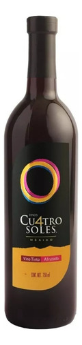 Vino Tinto Cuatro Soles Afrutado 750 Ml
