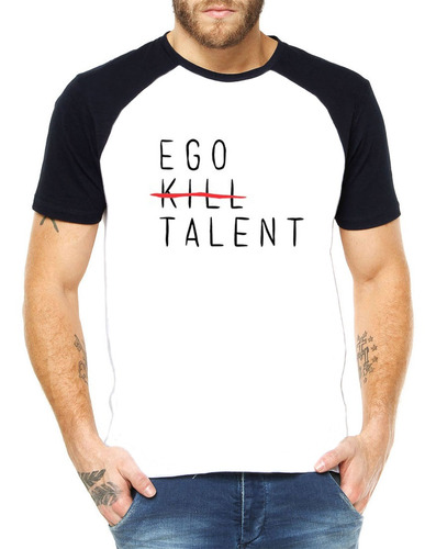 Promoção - Camiseta Raglan Ego Kill Talent 100% Poliéster