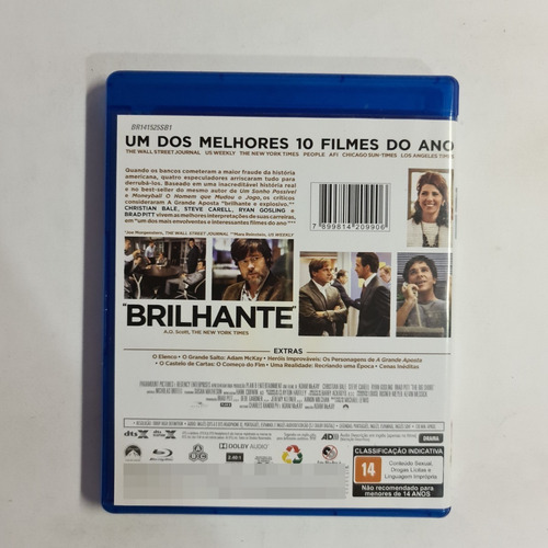 Bluray - A Grande Aposta - (original Colecionador) (Usado)