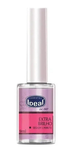 Base Unha Ideal Extra Brilho Profissional Fortalece 9ml