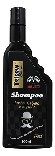 Shampoo Gold Barber Barba Cabelo Bigode 2.0 500ml - Yelsew