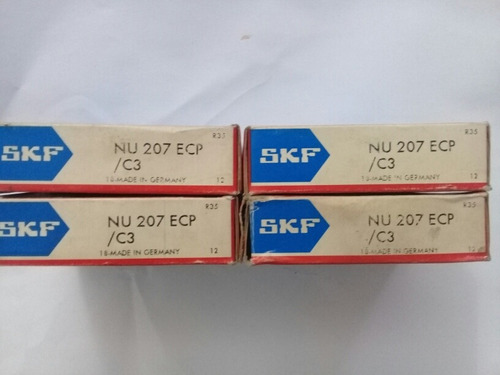 Rodamiento Nu 207 Ecp C3. Marca Skf