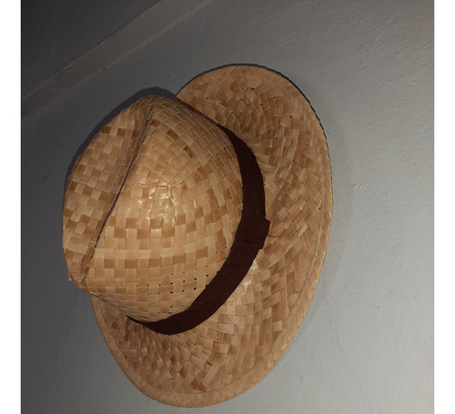 Sombrero Playero De Mimbre