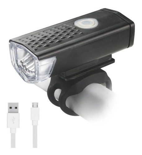 Luz Led Frontal Recargable Usb Delantera Bicicleta Ciclismo