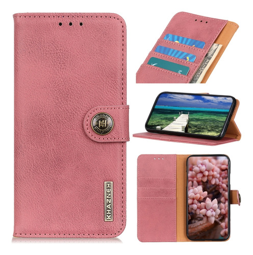 Funda Con Textura De Piel De Vacuno Para Asus Zenfone 8 Khaz