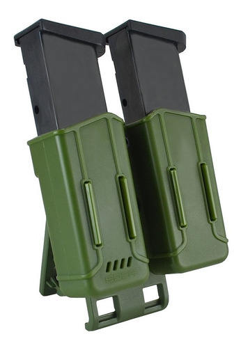 Imagen 2 de 10 de Porta Cargador Doble Boer Molle Universal Porta Esposas