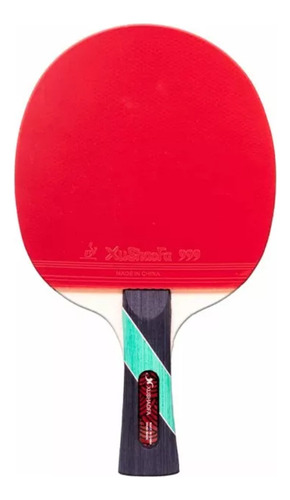 Paleta Ping Pong Tenis De Mesa Xushaofa Pro Con Estuche 6008 Color Rojo 6008 Tipo de mango Clásico