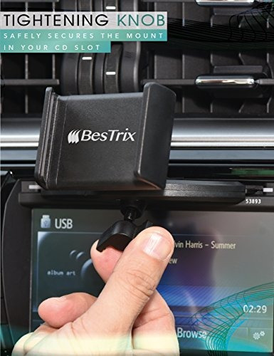 Bestrix Cd Ranura Smartphone Soporte Universal Coche Para El
