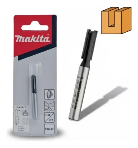 Fresa Paralela Corte 6mm Haste 6mm Makita D-67717 | Parcelamento