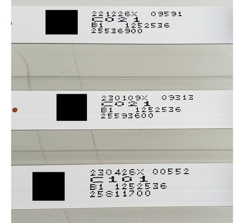 Led's Hisense Crh-bxbt43y13030080309urev1.0 43a6g (Usado)