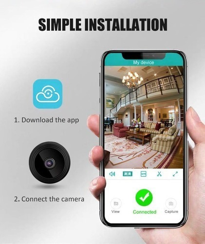 Discreta Mini Wifi Batería Oculta